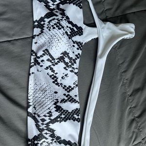 SHEIN one shoulder bikini top